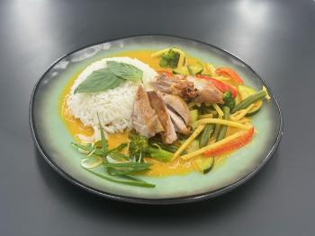 gelbes thai curry